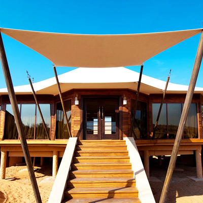 Ultra-high strength luxury tents hotel for resort